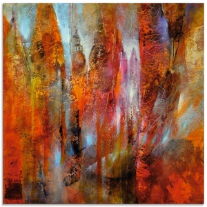 Artland, Artland Glasbild »Frühling in der Schlossallee«, Artland Glasbild »Frühling in der Schlossallee«, Gebäude, (1 St.), in verschiedenen Grössen