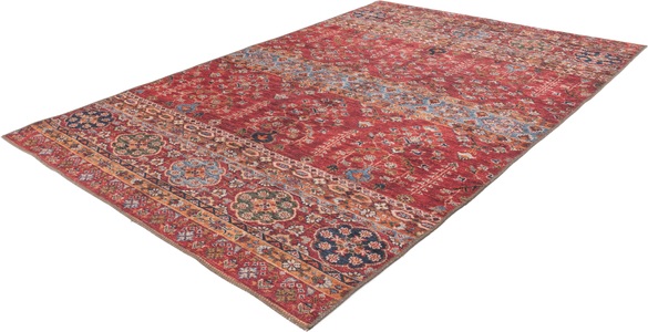 me gusta, me gusta Teppich »Faye«, rechteckig, 6 mm Höhe, Flachgewebe, me gusta Teppich »Faye 325«, rechteckig, 6 mm Höhe, Flachgewebe, gedrucktes Motiv, Wohnzimmer, Esszimmer