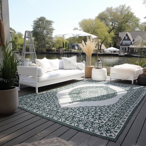 ELLE DECORATION, ELLE DECORATION Teppich »Meekly, In- und Outdoor«, rechteckig, Flachgewebe, In-& Outdoor, Modern, Wendeteppich, Balkon, Wohnzimmer, ELLE DECORATION Teppich »Meekly Wendeteppich«, rechteckig, 5 mm Höhe, Flachgewebe, In-& Outdoor, Modern, beidseitig, Balkon, Wohnzimmer