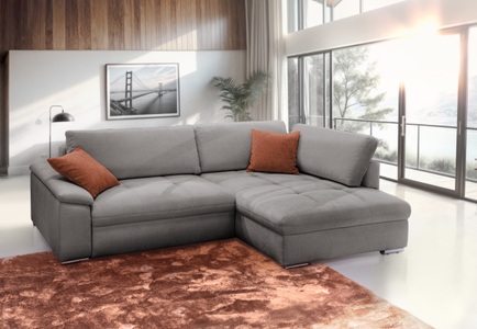 exxpo - sofa fashion, exxpo - sofa fashion Ecksofa »Casa Grande inkl. Bettfunktion, Bettkasten, bequem«, L-Form, guter Sitzkomfort, grosse Liegefläche, exxpo - sofa fashion Ecksofa »Casa Grande inkl. Bettfunktion & Bettkasten, OTTOs Choice, bequem« Breite 268cm, L-Form, guter Sitzkomfort, grosse Liegefläche