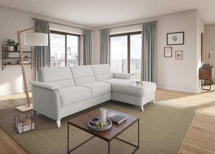 SIT&MORE, sit&more Ecksofa, sit&more Ecksofa »Palmera L-Form«, Federkern, wahlweise mit Bettfunktion und mit/ohne Stauraum