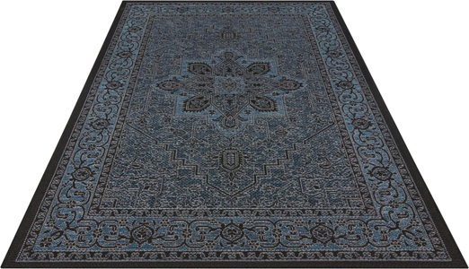 BOUGARI, Teppich, »Anjara«, bougari, rechteckig, Höhe 4 mm, maschinell gewebt, NORTHRUGS Teppich »Anjara«, rechteckig, 4 mm Höhe, In-und Outdoor geeignet, Strapazierfähig und pflegeleicht, Flachgewebe