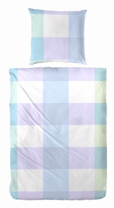 Primera, Primera Bettwäsche »Primera Renforce-Bettwäsche Candy Blocks«, (1 tlg.), Primera Bettwäsche »Primera Renforce-Bettwäsche Candy Blocks«, mit einem bunten Karo-Muster
