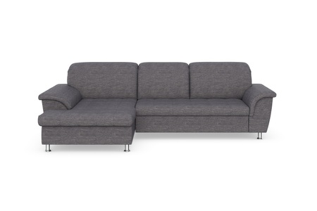 DOMO collection, DOMO collection Ecksofa »Franzi«, wahlweise mit Bettfunktion, Bettkasten und Kopfteilverstellung, frei im Raum stellbar, DOMO collection Ecksofa »Franzi Steppung im Sitzbereich B7T/H: 278/162/80 cm, L-Form« wahlweise mit Bettfunktion, Bettkasten und Kopfteilverstellung
