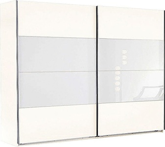Wimex, home24 Schwebetuerenschrank Easy Plus I, Wimex Schwebetürenschrank »Easy«, mit Teilglas
