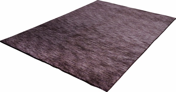 THEKO, Wollteppich, »Nebraska Uni«, THEKO, rechteckig, Höhe 12 mm, handgewebt, THEKO Wollteppich »Nebraska Uni«, rechteckig, 12 mm Höhe, reine Wolle, handgewebt, ideal im Wohnzimmer & Schlafzimmer