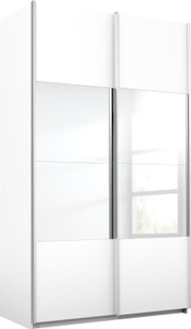 Rauch Pack´s, home24 Schwebetuerenschrank Quadra (mit Spiegel), rauch Schwebetürenschrank »Quadra«, mit Spiegelelementen