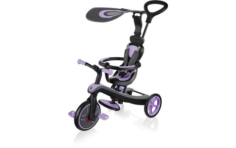 GLOBBER, Globber Trike Explorer 4 in 1 Dreirad grau, Globber Dreirad »Trike Explorer 4 in 1 Iris«