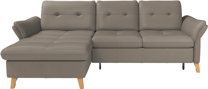 sit&more Ecksofa »Göteborg«, Sitztiefenverstellung und Federkern, wahlweise mit Bettfunktion