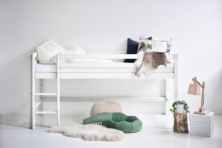 Hoppekids, Hoppekids Hochbett »BASIC«, (Set, Bett), umbaubar in ein Einzelbett, Hoppekids Hochbett »ECO Dream MY COLOR«, (Set, Bett), 90x200, umbaubar in Einzelbett, 2 Farben