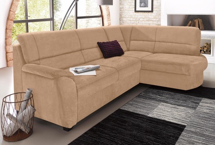 SIT&MORE, sit&more Ecksofa, sit&more Ecksofa »Pandora L-Form« wahlweise mit Bettfunktion und Bettkasten