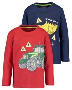 Blue Seven, Blue Seven Langarmshirt, (Packung, 2 tlg.), 