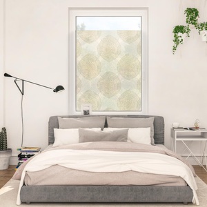 LICHTBLICK, LICHTBLICK Fensterfolie »Fensterfolie selbstklebend, Sichtschutz, Stripy Boho Drop India - Beige«, LICHTBLICK ORIGINAL Fensterfolie »Fensterfolie selbstklebend, Sichtschutz«, 1 St., blickdicht, glattstatisch haftend