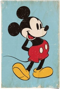 Reinders!, Reinders! Poster »Mickey Mouse retro«, (1 St.), Reinders! Poster »Mickey Mouse retro«, (1 St.)