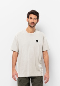 Jack Wolfskin, Jack Wolfskin Unisex T-shirt aus Bio-Baumwolle Eschenheimer T-Shirt XL cotton white cotton white, Jack Wolfskin Unisex T-shirt aus Bio-Baumwolle Eschenheimer T-Shirt XL cotton white cotton white