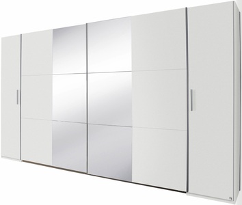 rauch BLUE, rauch BLUE Schwebetürenschrank »Kronach«, mit Spiegel, rauch Schwebetürenschrank »Kleiderschrank Drehtürenschrank Schrank Garderobe KRONACH TOPSELLER«, mit Dreh- und Schwebetüren und Spiegel, viele Böden MADE IN GERMANY