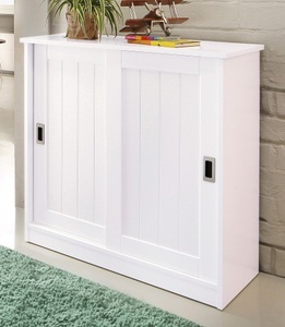 HOME AFFAIRE, Home affaire Schuhschrank »Nekso«, Home affaire Schuhschrank »Nekso«, Breite 83 cm, aus MDF oder Massivholz, FSC®-zertifiziert