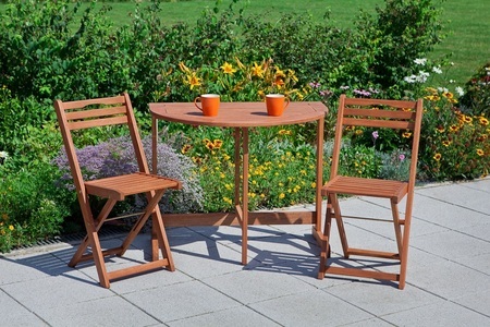 MERXX Gartenstuhl »Porto«, (2er Set), Eukalyptusholz, klappbar, braun