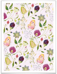 Wall-Art, Wall-Art Poster »Märchen Wandbilder Sommerwind«, Schriftzug, (1 St.), Poster, Wandbild, Bild, Wandposter, Wall-Art Poster »Märchen Wandbilder Sommerwind«, Schriftzug, (1 St.), Poster ohne Bilderrahmen