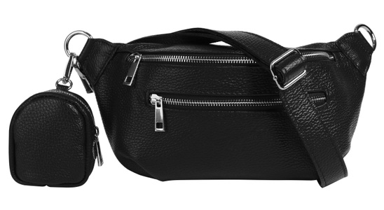 SAMANTHA LOOK, Samantha Look Gürteltasche, echt Leder, Made in Italy, Samantha Look Gürteltasche, echt Leder, Made in Italy