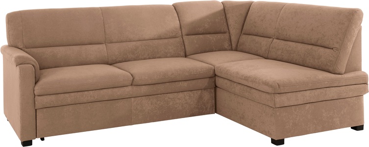 RAUM.ID, RAUM.ID Ecksofa, sit&more Ecksofa »Pisa L-Form«, mit Federkern, wahlweise mit Bettfunktion