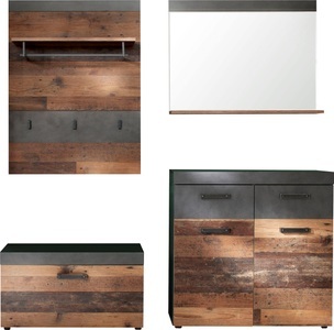 Trendteam, trendteam Garderoben-Set »Indy« (Set, 4-tlg), 