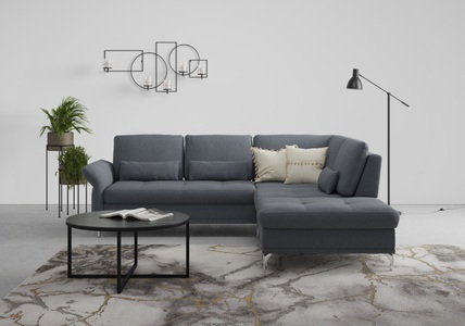 INOSIGN, INOSIGN Ecksofa »Palm Beach«, Federkern, mit Sitztiefenverstellung, wahlweise mit Bettfunktion, Bettkasten und Armteilverstellung, INOSIGN Ecksofa »Palm Beach L-Form«, Federkern, mit Sitztiefenverstellung, wahlweise mit Bettfunktion