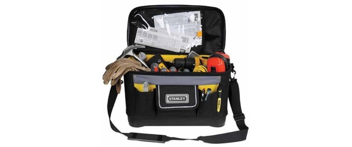Stanley, Stanley 1-96-193 Werkzeugtasche unbestückt, Stanley Werkzeugtasche mit Dokumentenfach