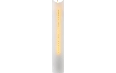Sirius, Sirius LED-Kerze Advent Calendar 4.8 cm x, Sirius Adventskerze »LED-Kerzen Advent Calendar goldfarben«
