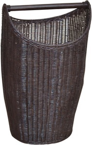 HOME AFFAIRE, Home affaire Wäschekorb, Home affaire Wäschekorb, Rattangeflecht, Landhaus-Stil, mit Griff, Höhe 67 cm
