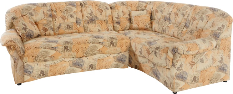 DOMO collection, DOMO collection Ecksofa, DOMO collection Ecksofa »Bahia, zeitlos und elegant, bequeme Armlehnen, L-Form«, wahlweise mit Bettfunktion