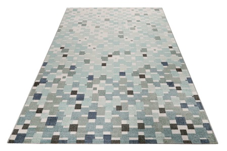 Esprit, Esprit Outdoorteppich »Pacific«, rechteckig, pflegeleicht, im Mosaik-Muster, ideal für Terrasse, Küche, Wohnzimmer, Esprit Outdoorteppich »Pacific«, rechteckig, 0,4 mm Höhe, pflegeleicht, im Mosaik-Muster, ideal für Terrasse, Küche, Wohnzimmer
