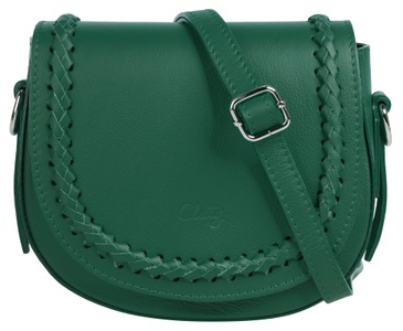 CLUTY, Cluty Umhängetasche, (1 tlg.), echt Leder, Made in Italy, Cluty Umhängetasche, echt Leder, Made in Italy