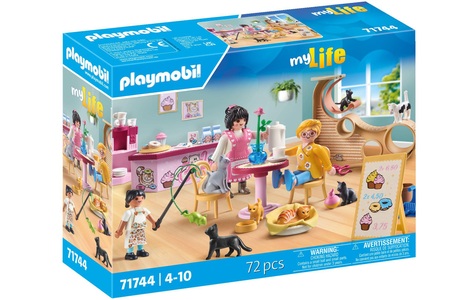 Playmobil - 71744 Katzencafe, Multicolor