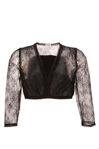 Marjo, MarJo Dirndlbluse »Kosima«, (1 tlg.), Damen, mit effektvollen Glitzernieten, 