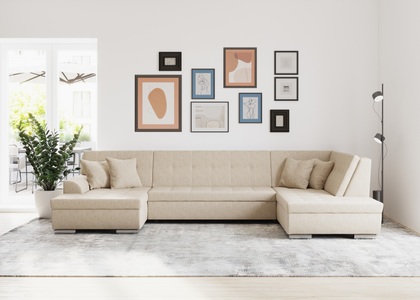 DOMO collection Wohnlandschaft »Treviso«, wahlweise mit Bettfunktion