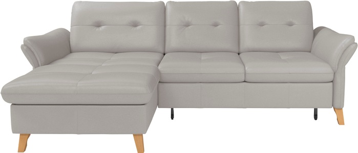 sit&more Ecksofa »Göteborg«, Sitztiefenverstellung und Federkern, wahlweise mit Bettfunktion