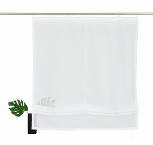 MY HOME, Raffrollo »Regina«, my home, mit Klettband, my home Raffrollo »Regina«, mit Klettband, Transparent, Voile, Polyester