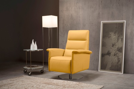 Egoitaliano, Egoitaliano Sessel »Kelly«, drehbar, manuelle Relaxfunktion mit Push-Back-Mechanismus, Egoitaliano Sessel »Kelly Designsessel«, drehbar, manuelle Relaxfunktion mit Push-Back-Mechanismus