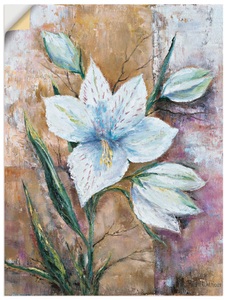 Artland, Artland Wandbild »Es ist ein Geschenk«, Artland Wandbild »Es ist ein Geschenk«, Blumen, (1 St.), als Leinwandbild, Wandaufkleber oder Poster in versch. Grössen