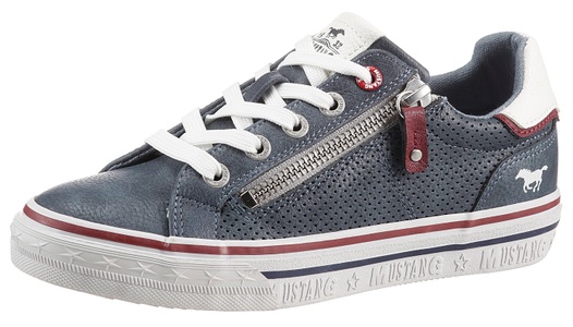 MUSTANG SHOES, Mustang Shoes Sneaker, mit weichem Schaftrand, Mustang Shoes Sneaker, mit weichem Schaftrand, Freizeitschuh, Halbschuh, Schnürschuh