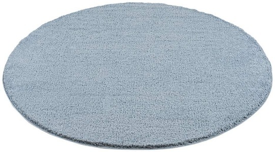 Carpet City, Carpet City Hochflor-Teppich »Plainy«, rund, 30 mm Höhe, Polyester, Langflor Uni Taupe, Wohnzimmer, Carpet City Hochflor-Teppich »Plainy«, rund, 30 mm Höhe, Shaggy Polyester Teppich, besonders weich, Uni Farben