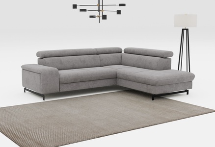 COTTA Ecksofa »Emma L-Form«, mit Kopfteilverstellung, wahlweise mit Bettfunktion & Bettkasten