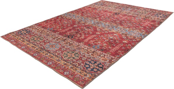 me gusta, me gusta Teppich »Faye«, rechteckig, 6 mm Höhe, Flachgewebe, me gusta Teppich »Faye 325«, rechteckig, 6 mm Höhe, Flachgewebe, gedrucktes Motiv, Wohnzimmer, Esszimmer