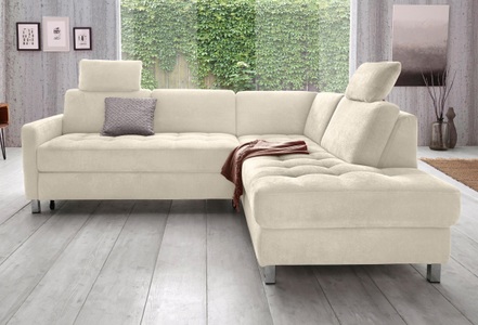 SIT&MORE, sit&more Ecksofa, sit&more Ecksofa »Pablo L-Form«, wahlweise mit Bettfunktion