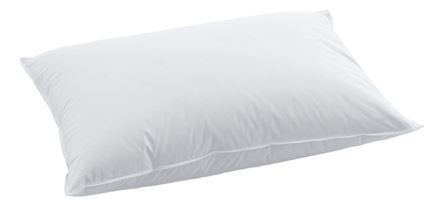 Billerbeck, Billerbeck - Kopfkissen Swiss Dream Soft Pillow BSC 90 - 50 x 70 cm, Swiss Dream by billerbeck 3-Kammer-Kopfkissen »Basic 90«, Füllung: Aussen: 90% Entendaunen, weiss, 10% Federchen Innen: 100% neue Entenfederchen, silber, Bezug: 100% Baumwolle, (1 St.)