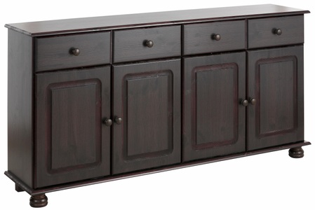 HOME AFFAIRE, Home affaire Sideboard »Mette«, aus schönem massivem Kiefernholz, in weiteren Farbvarianten, Breite 156 cm, Home affaire Sideboard »Mette«, Kommode aus massivem Kiefernholz, Breite 156 cm