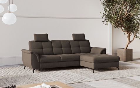 sit&more Ecksofa »Zora L-Form«, wahlweise mit Bettfunktion und Bettkasten