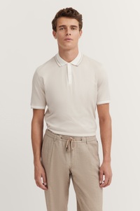 bugatti Poloshirt, mit körpernaher Passform