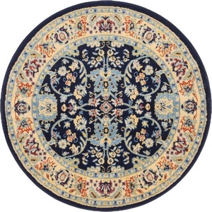 Myflair Möbel & Accessoires, Myflair Möbel & Accessoires Teppich »Zarin Hill«, rund, 8 mm Höhe, Myflair Möbel & Accessoires Teppich »Zarin Hill«, rund, 8 mm Höhe, Kurzflor, gewebt, Orient-Optik, ideal im Wohnzimmer & Schlafzimmer